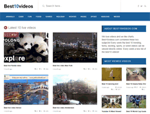 Tablet Screenshot of best10videos.com